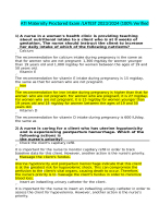 ATI Maternity Proctored Exam /LATEST 2023/2024 (100% Verified)