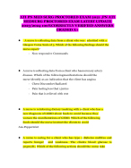 PN ATI MEDSURG PROCTORED EXAM 2023/2024 100% CORRECTLY VERIFIED ANSWERS GRADED A+