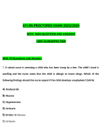 ATI RN PROCTORED EXAM 2023/2024 WITH NGN QUESTIONS AND ANSWERS