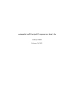 Principal Components Analysis