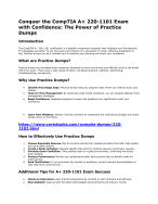 Conquer the CompTIA A+ 220-1101 Exam with Confidence: The Power of Practice Dumps