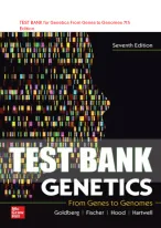 TEST BANK for Genetics From Genes to Genomes 7th Edition .pdf