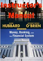 Instructor’s Manual for Money, Banking, and the Financial System 4th Edition.