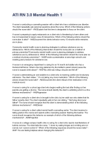 ATI RN 3.0 Mental Health 1
