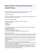 Bates Guide to Physical Examination - Health History