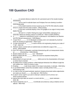 100 Question CAD
