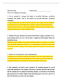 MAR 1011 Midterm Exam/MAR1011 Principles of Marketing Latest With Answers