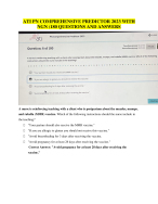 Legit ATI PN Comprehensive Exit Exam with NGN (2026/2027) – Practical Nursing NCLEX® Readiness