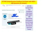 Legit ATI COMPREHENSIVE PREDICTOR 2023/2026 – PROCTORED EXIT RETAKE ASSESSMENT | 180 QUESTIONS AND ANSWERS