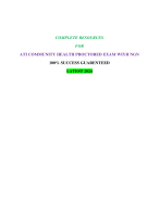 ATI COMMUNITY HEALTH PROCTORED EXAM WITH NGN-LATEST 2024