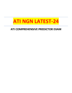 ATI COMPREHENSIVE PREDICTOR EXAM WITH NGN -LATEST 2024
