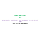 ATI LEADERSHIP MANAGEMENT PROCTORED EXAM WITH NGN-LATEST 2024