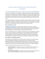 Pass the NCSR-Level-1 Exam Dumps with Confidence Using DumpsBoss