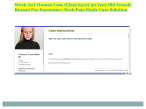 Week #9 I Human Case (Class 6512) 30 Year Old Female  Reason Encounter: Neck Pain Study Case Sol