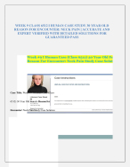 WEEK 9 CLASS 6512 I HUMAN CASE STUDY 30 YEAR OLD  REASON FOR ENCOUNTER: NECK PAIN | ACCURATE
