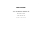 Building a Health History