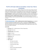 PCAP-31-03 Study Guide: DumpsBoss Helps You Succeed in Python Certification