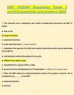 EMT FISDAP Readiness Exams 1, 2, 3, and 4 Questions and Answers 2025 (Verified Answers).pdf