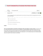 ATI RN Fundamentals Study Guide + Recent Tested Q&A 2026