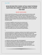NCLEX RN 2026 Latest Updated Exam Q&A