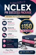 NCLEX PN Complete Review Package + Updated Tested Q&A Support