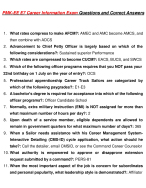 PMK-EE E7 Career Information Exam Questions and Correct Answers 2026