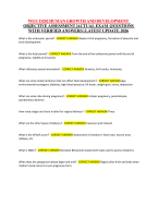 WGU D202 HUMAN GROWTH AND DEVELOPMENT OBJECTIVE ASSESSMENT |ACTUAL EXAM QUESTIONS WITH ANSWERS