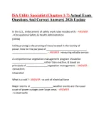 ISA Utility Specialist (Chapters 1-7) And Correct Answers| 2026 Update ...