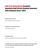 CPO Test Actual Exam Complete Questions And Correct Detailed Answers| 2026 Updated| Score 100%