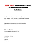 MSRA 2026 | Questions with 100% Correct Answers | Verified Solutions