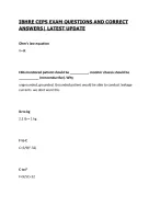 IBHRE CEPS EXAM QUESTIONS AND CORRECT ANSWERS| LATEST UPDATE 2026/27