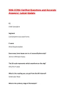 NHA CCMA Exam Verified Questions and Accurate Answers| Latest Update