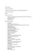 Notes for African Literature