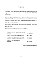 TOYOTA FORKLIFT 5FG/5FD 10-30 SERVICE REPAIR MANUAL