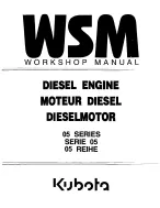 KUBOTA ENGINE 05 SERIES SERVICE REPAIR WORKSHOP MANUAL