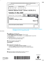 2024 Pearson Edexcel Level 1 Level 2 Gcse 9 1 Urdu Paper 4 Writing In Urduhigher Tier May 2024 Pearson Edexcel Level 1 Level 2 Gcse 9 1 Urdu Paper 4 Writing In Urduhigher Tier May