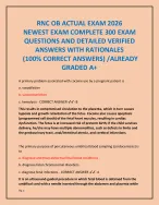 RNC OB 2026 NEWEST EXAM COMPLETE 300 EXAM QUESTIONS AND DETAILED - DocMerit