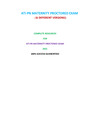 ATI-PN-MATERNITY-PROCTORED-EXAM-(6-VERSIONS) (LATEST-2021)| COMPLETE SOLUTION