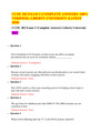 CCOU 202 EXAM 3 (SET-1,2,3,4,5,6,7) / CCOU202 EXAM 3 (7 SETS) (LATEST-2022): LIBERTY UNIVERSITY