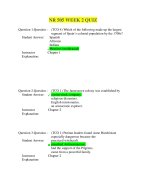 NR 505 WEEK 2 QUIZ-LATEST
