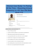 iHuman Case Study of a 62-Year-Old with Reason for Encounter: Frequent Urination (Week #10)