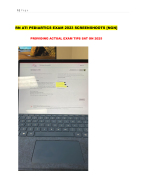 RN ATI PEDIARTICS EXAM 2023 SCREENSHOOTS [NGN]