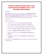PORTAGE LEARNING MICRO EXAM 5 EXAM QUESTIONS AND ANSWERS 2026-27 JUST RELEASED NEWE VERSION