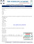 DSSSB Top-100-Question-of-Reasoning.