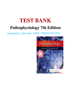 anasik: Pathophysiology, 7th Edition test bank