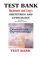 Beckmann and Ling's Obstetrics and Gynecology Edition 8th edition Test Bank