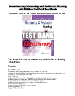 Introductory Maternity and Pediatric Nursing 4th Edition Hatfield Test Bank