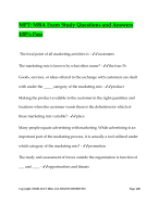 BUNDLED MFT EXAM