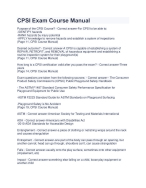 BUNDLED CPSI EXAM