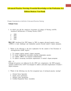 Advanced Practice Nursing 3rd Edition Test Bank – Denisco | Verified Questions & Answers A+